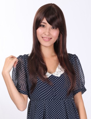 Wigs2you 全假髮 日本正品 常溫絲 直劉海 長直髮 甜美可愛型W-431